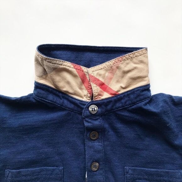 Burberry navy blue polo t-shirt VGUC 12 months - Picture 4 of 9